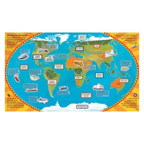 Discover World Atlas Sticker Book | Royal Museums Greenwich Shop