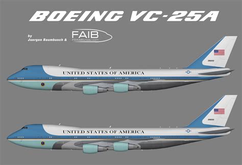 INFLIGHT 1/200 US Air Force One Boeing 747-200 VC-25A Presidential ...