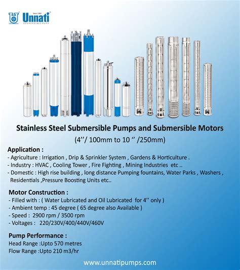 Unnati Pumps: How Are The Submersible Type Of Pumps Energy Efficient?