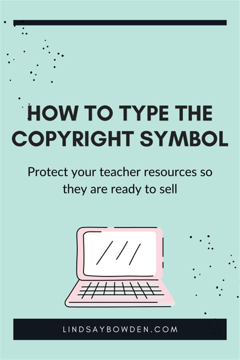 How to Type a Copyright Symbol on a Mac or PC - Lindsay Bowden