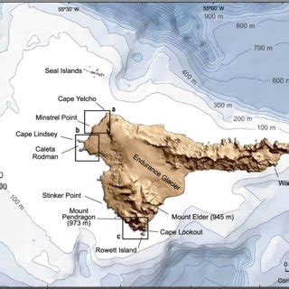 Lineaments obtained from a DEM of Elephant Island. a1, a2 and a3 rose... | Download Scientific ...