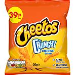 Calories in Cheetos Crunchy Cheese Snacks 39p RRP PMP 30g, Nutrition ...