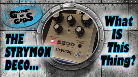 Strymon Deco Pedal Review - YouTube