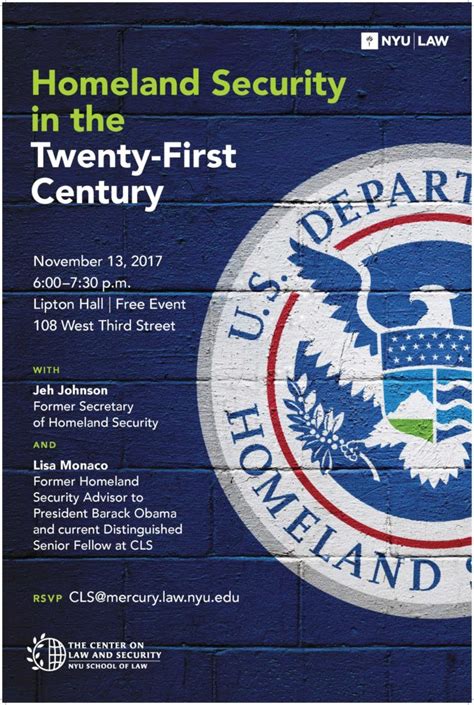 Homeland Security in the Twenty-First Century - The Center on Law and Security