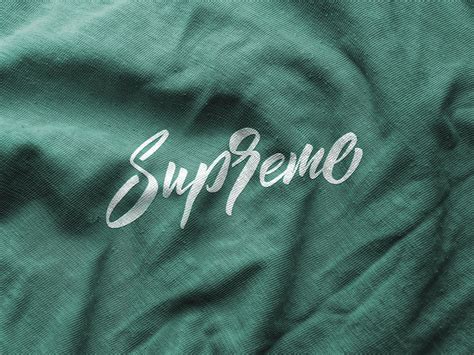 Supreme lettering logo by Max Letters on Dribbble