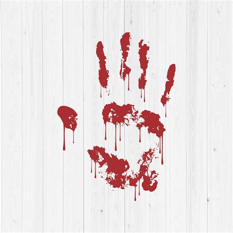 Bloody Hand Svg