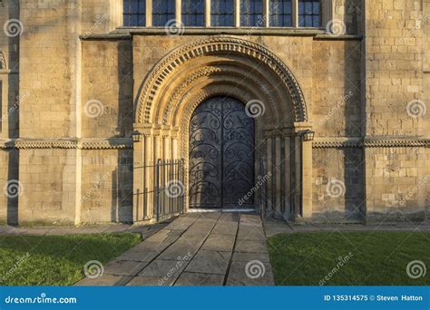 Southwell Minster, Southwell, Nottinghamshire, UK, December 2018, West Front of Southwell ...