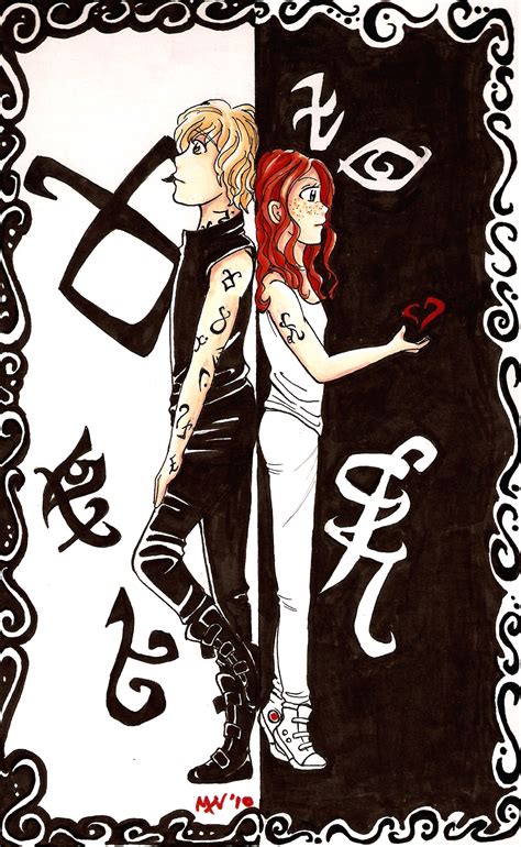 Clary and Jace - Jace & Clary Fan Art (29394545) - Fanpop