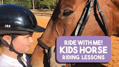 BEGINNER HORSE RIDING lessons English | Kids lessons | Girls horse VLOG ...