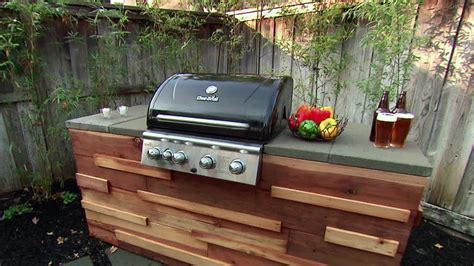 Diy Outdoor Kitchen Built-in Grill Station - Diy Closet Island