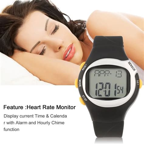 Pulse Heart Rate Monitor Wrist Watch Calories Counter Sports Fitness ...