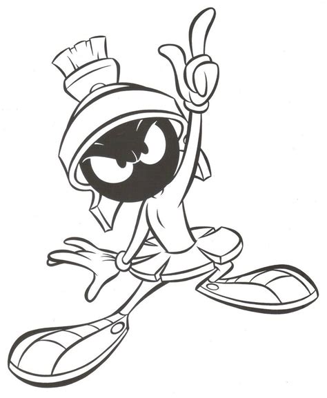 looney tunes marvin the martian | Cartoon art, Cartoon character tattoos, Drawings