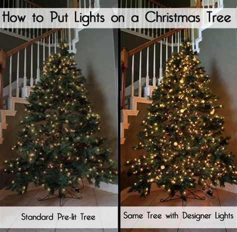 Designer Secrets for How to Put Lights on a Christmas Tree | Christmas lights, Christmas tree ...