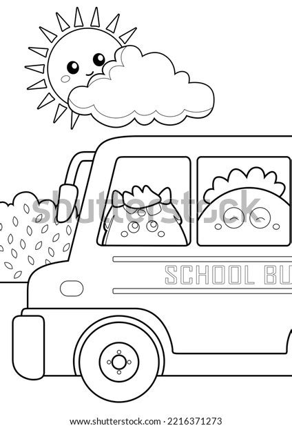 Monster School Coloring Pages A4 Kids Stock Illustration 2216371273 | Shutterstock