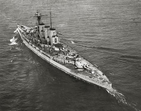 HMS Tiger, the newest British battlecruiser at the start of the Great ...