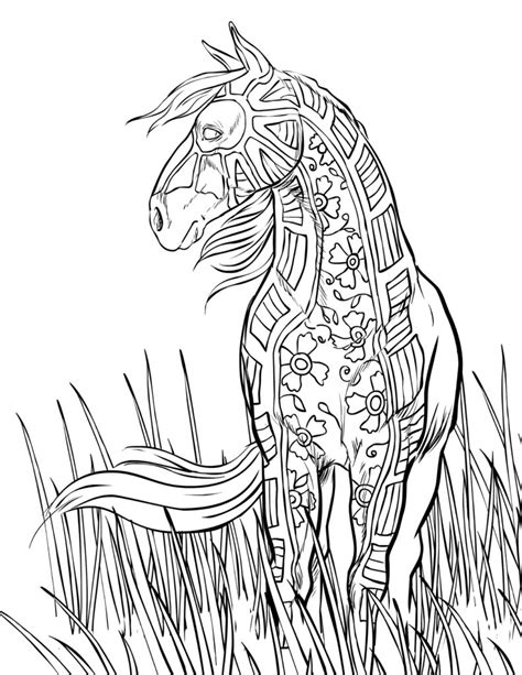 Horse Coloring Pages for Adults - Best Coloring Pages For Kids