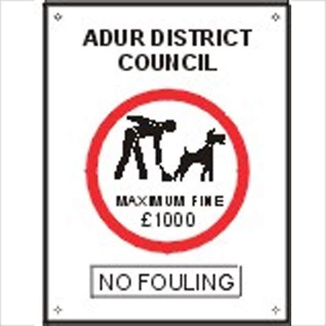 Dog Fouling Signs - JRB Enterprises Ltd