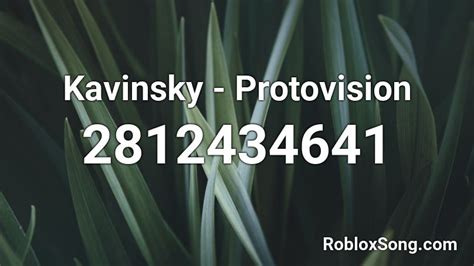 Kavinsky - Protovision Roblox ID - Roblox music codes