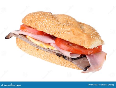 Ham and Roast Beef Sandwich Stock Photo - Image of beef, healthy: 15633246