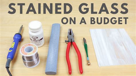 Budget Stained Glass Tools For Beginners - YouTube