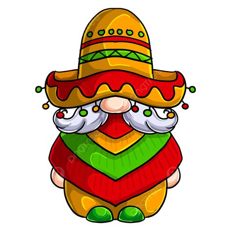 Mexican Gnome PNG Image, Mexican Gnome Man, Cinco De Mayo, Gnome, Mexican Gnome PNG Image For ...