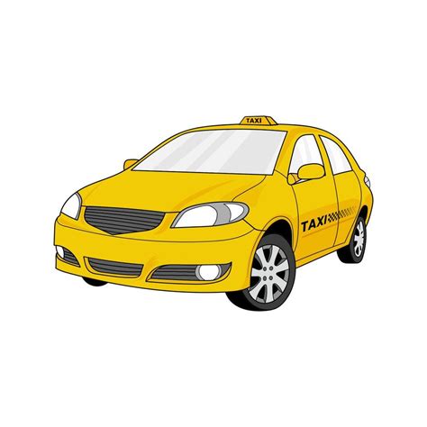 taxi vector illustration 11081822 Vector Art at Vecteezy