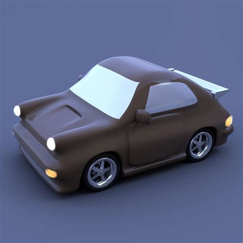 3D Pixel Cartoony Cars | CGTrader