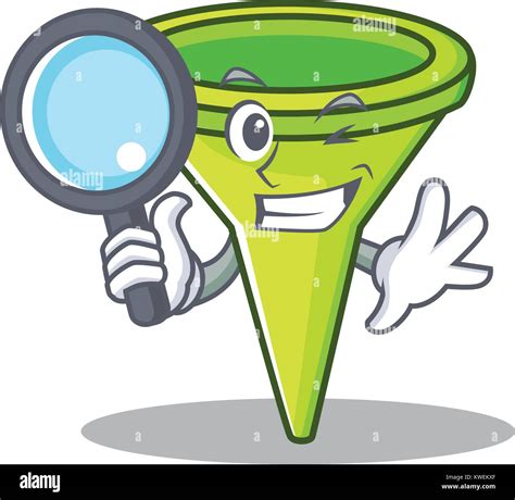 Detective funnel character cartoon style Stock Vector Image & Art - Alamy