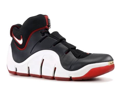 Zoom LeBron 4 'Black White Red' - Nike - 314647 011 - black/white ...