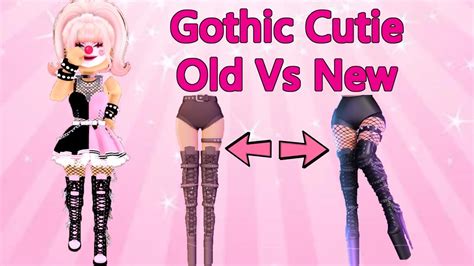 Old VS New Gothic Cutie Set In Royale High - YouTube