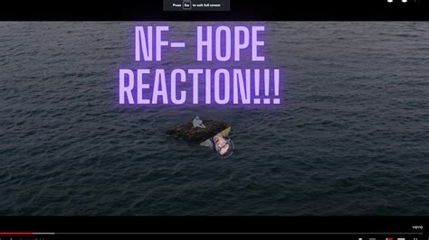 NF - HOPE | REACTION!!! - YouTube