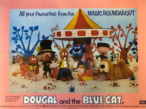 Original Dougal and the Blue Cat Movie Poster - Magic Roundabout