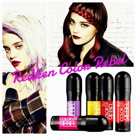 Cherry Lips Blonde Curls: REVIEW ♥ Redken Color Rebel Hair Makeup ♥ My Color OBSESSION!