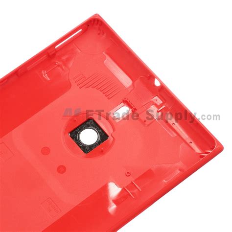 Nokia Lumia 1520 Battery Door - Red - With Logo Only - ETrade Supply