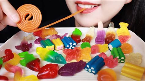 Asmr Eating Gummy Foods Youtube