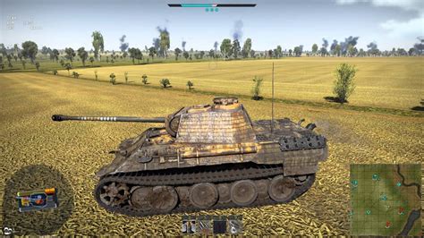 War Thunder - T-V The Russian Captured Panther A Tank RB Gameplay - YouTube