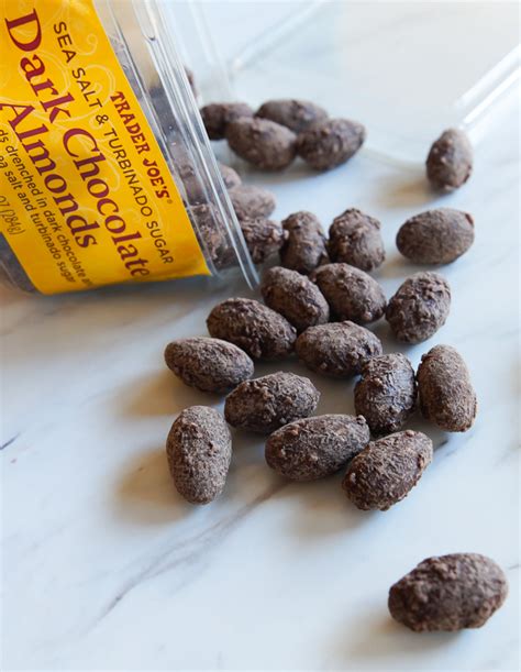 Trader Joe's Dark Chocolate Almonds with Sea Salt and Turbinado Sugar ...