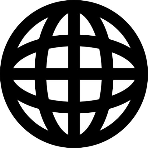 Internet world grid symbol - Free interface icons