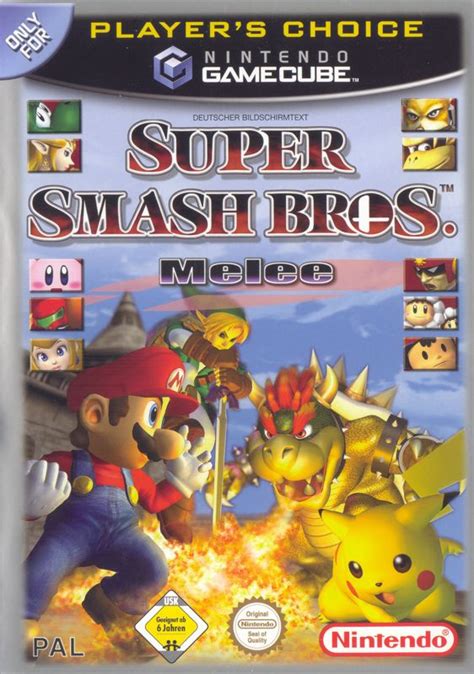 Super Smash Bros.: Melee (2001) GameCube box cover art - MobyGames