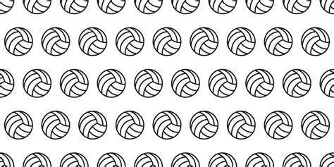 outline volley ball seamless pattern 26230497 Vector Art at Vecteezy