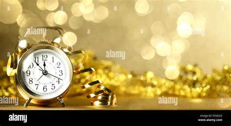 Nearly Twelve O'clock Midnight,New Year Concept Stock Photo - Alamy