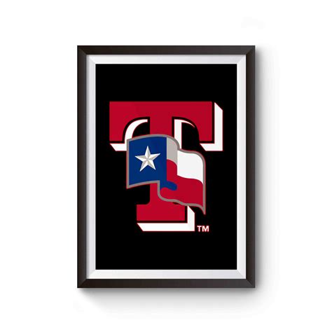 Texas Rangers Logo Poster