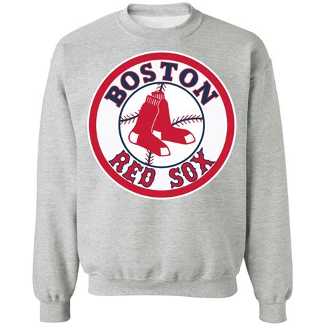 Boston Red Sox Logo Crewneck Sweatshirt - Happy Spring Tee