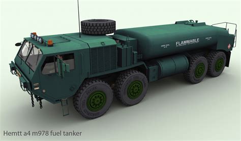 hemtt a4 m978 fuel 3d model