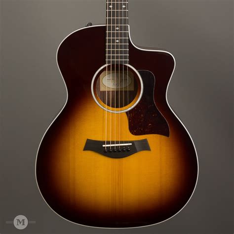 Taylor - 214ce SB Deluxe Sunburst Acoustic Guitar with case | Mass Street Music