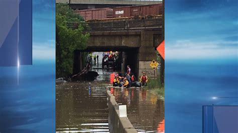 'Not getting in that water': Woman stuck in flooded Baltimore tunnel | WBFF