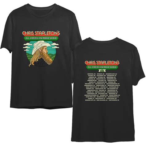 Chris Stapleton All American Road Show Tour 2022 Shirt, Chris Stapleton Concert T-Shirt sold by ...