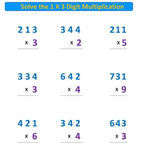 Standard Algorithm In Multiplication