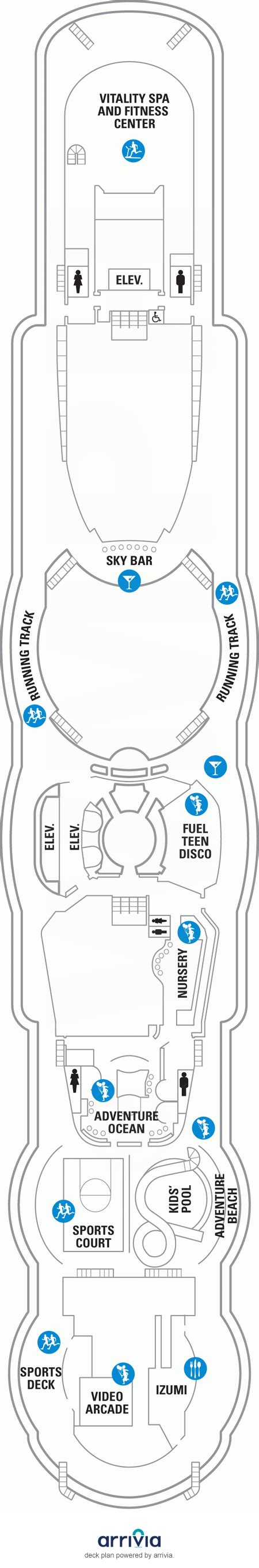 Serenade of the Seas Deck Plans - Royal Caribbean Cruises Serenade of the Seas Deck Layout on ...