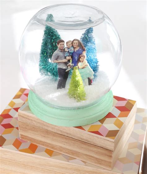 Craft It - A Family Portrait Snow Globe - A Kailo Chic Life